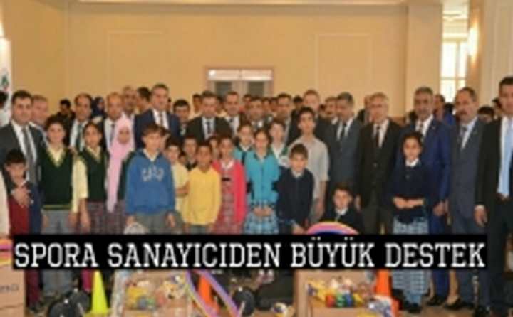 SPORA SANAYİCİLERDEN BÜYÜK DESTEK