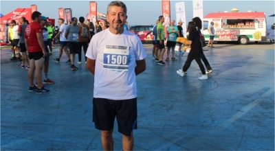 Şükür, Kadıköy - Caddebostan’da koştu.