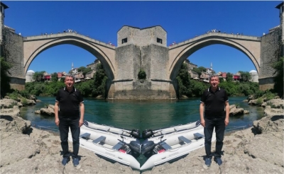 Şükür, Mostar'ı adım adım gezdi
