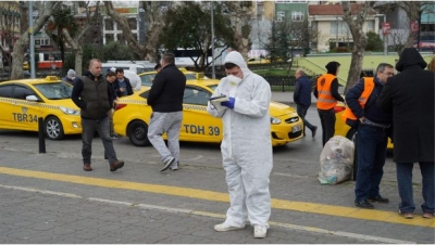 Taksi ve dolmuş corona virüse karşı dezenfekte edildi