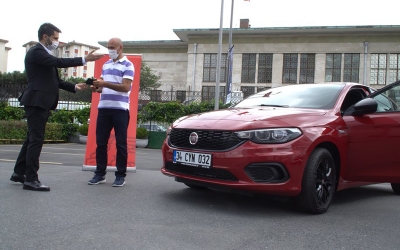 Talihliye arabası teslim edildi