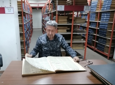 Tarihçi Rıdvan Şükür, Ankara’da yeni kitap için çalışmalarına devam ediyor