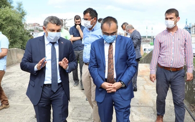 Tarihi Mimar Sinan Köprüsü restore ediliyor