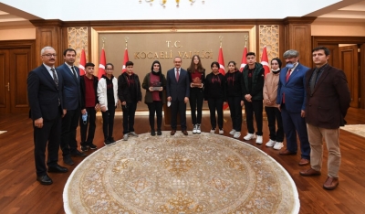 TEKNOFEST Teknoloji Yarışmalarında Dereceye Giren Öğrencilerden Ziyaret