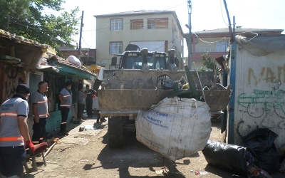 Temizlik İşleri o alanları tahliye etti