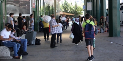 Terminal, bayramda 42 bin ziyaretçiyi ağırladı