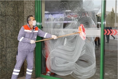 Terminal’de detaylı temizlik