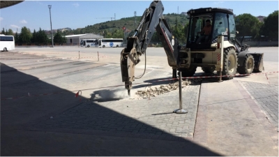 Terminalde drenaj sistemi yenilendi