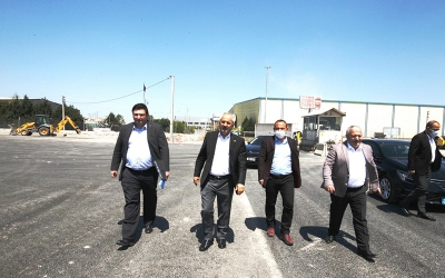 TIR Parkında Çalışmalar Başkan Büyükgöz’ün Takibinde