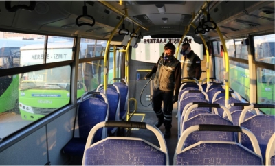 Toplu taşıma araçlarında virüs ve mikroplara izin yok