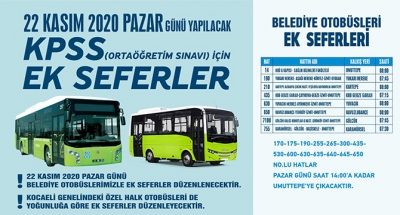 Toplu taşımada hafta sonu düzenlemesi