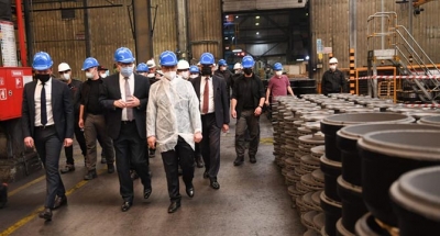 TOSB’u Ziyaret Eden Vali Yavuz, Üretim ve İş Gücünü Yerinde İnceledi