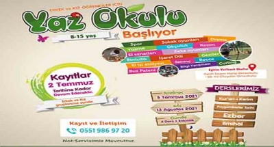 TÜGVA Gebze ''yaz okulları'' başlıyor