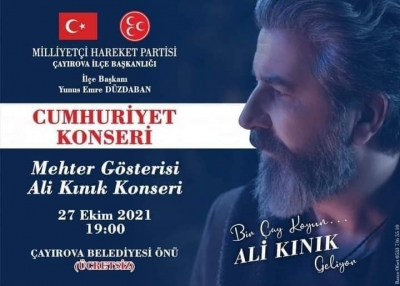 Tüm Halkımız Davetli! Çayırova'da Ali Kınık Coşkusu Yaşanacak