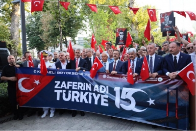 Tüm Kocaeli, 15 Temmuz kortejindeydi