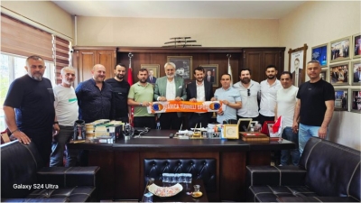 Türkelispor’dan Aydın’a tebrik ziyareti