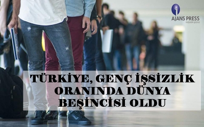 TÜRKİYE, GENÇ İŞSİZLİK ORANINDA DÜNYA BEŞİNCİSİ OLDU