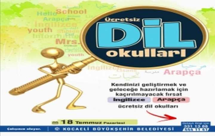 Ücretsiz Dil Okulları Başlıyor