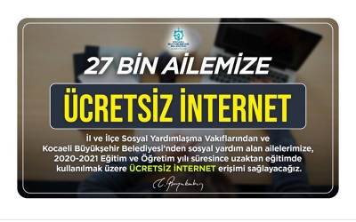 Ücretsiz internet müjdesi