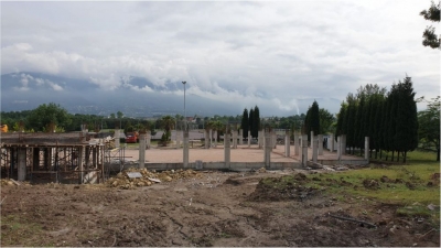 Uzuntarla Kültür Merkezi’nin temel kaba inşaatı tamamlandı