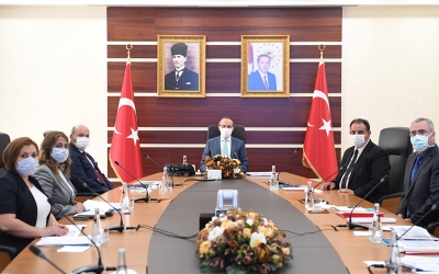 Vali Yavuz, Kurumlardan Brifing Almaya Devam Ediyor