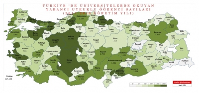  YABANCI UYRUKLU ÜNİVERSİTE ÖĞRENCİSİ VAR