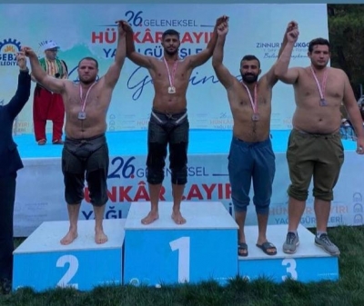 Yağlı güreşte Kocaeli fırtınası