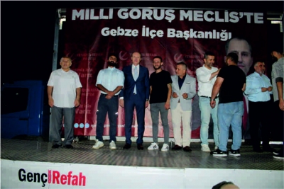 YENİDEN REFAH GEBZE'DE KATILIM ÇOŞKUSU