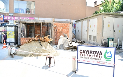 Yenimahalle Taksi Durağı yenileniyor