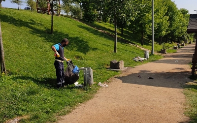 Yeşil alanlar ter temiz