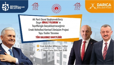 Yıldırım Darıca'ya geliyor