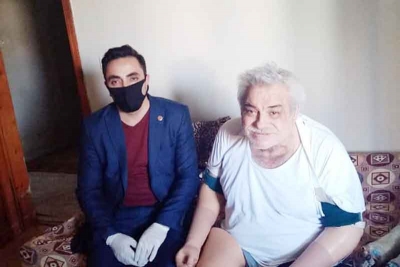 Yılmaz amcanın yüzünü Başkan Şayir güldürdü!