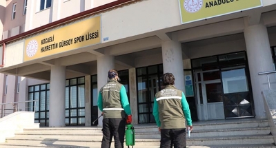 Yüz yüze eğitim öncesi okullar ilaçlandı