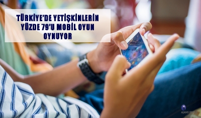 YÜZDE 79’U MOBİL OYUN OYNUYOR