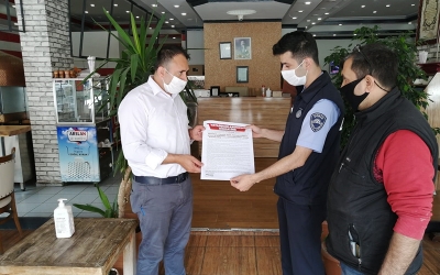 Zabıtadan Kafe ve Lokantalara Denetim