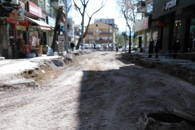 Zincirlikuyu Caddesi’nde üst yapı çalışmalarına başlandı
