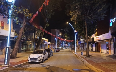 Zincirlikuyu Caddesi ışıl ışıl oldu